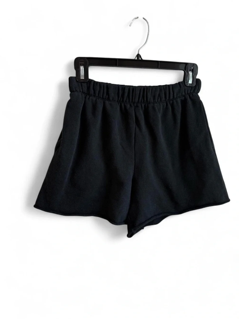 Aerie Black Fleece Sweat Shorts